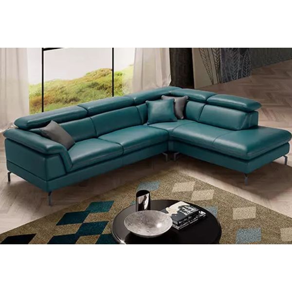 Lucca Modern Leather Sectional Sofa