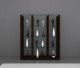 Float Modern Wall Unit in Chocolate