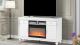 Sterling Electric Fireplace with Tv Stand in White