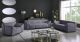 Naya Modern Velvet Living Room Set in Grey