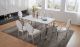 110 Dining Set in White/Silver