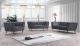 Beaumont Modern Velvet Living Room Set in Grey