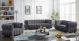 Gwen Modern Velvet Living Room Set in Grey