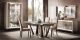 Ambra Dining Room Set in Brown Marble