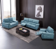 2934 Modern Leather Living Room Set in Blue