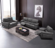 2934 Modern Leather Living Room Set in Dark Grey