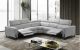 2787 Leather Sectional Sofa in Gray