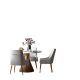 Aylesbury Round Dining Room Set in Natural Rope/Light Grey