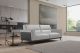 Urby Leather Living Room Set in Spessorato Dark Grey