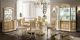 Aida Dining Room Set in Gold Ivory