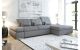 Alpine-X Fabric Sofa with Bed/Storage in Gray