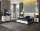 Antonella Modern Bedroom Set With LED in White