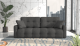 Astrid Modern Sofa Bed with Storage in Dark Grey