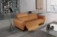 Milan Leather Living Room Set in Spessorato Natural Cuoio