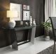 Barcelona Modern Console Table in Old Silver