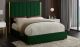 Becca Contemporary Velvet Bed in Green