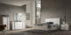 Treviso Modern Bedroom Set in White/Grey