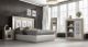 Bonea Modern Bedroom Set in White & Gray