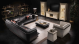 Allure Contemporary Living Room Set in Gray