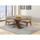 Releigh Casual Dining Room Set in Taupe