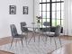 Boston Casual Dining Room Set in Gray