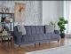 Camilla Convertible Living Room Set in Mira Navy