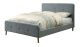 Cairo Youth Mid-Century Modern Bed in Gray