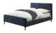 Canaan Youth Mid-Century Modern Bed in Navy