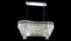 Carroll Contemporary 10 Lights Hanging Fixture Chandelier in Chrome Finish