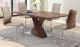 Chandler Casual Dining Room Set in Walnut & Taupe