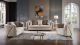 Chanelle Modern Fabric Living Room Set in Beige