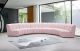 Colmar Contemporary Modular Sectional Sofa in Pink