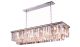 Covert Transitional 12 Lights Pendent Lamp Crystal Chandelier in Polished Nickel Finish