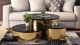 CT805 Modern Coffee Table in Gold