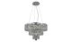 Cuba Contemporary 9 Lights Hanging Fixture Chandelier in Chrome Finish