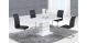 Basingstoke Contemporary Dining Room Set in White/Black