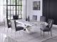 Thornton Contemporary Dining Room Set in Grey