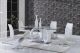 Coventry Contemporary Dining Room Set in White