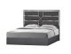 Arlington Bed in Charcoal with Milan