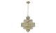 Decatur Contemporary 13 Lights Hanging Fixture Chandelier in Gold Finish