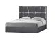El Paso Bed in Charcoal with Naples White