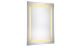 Dix Rectangular LED Lighted Mirror in Clear