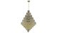 Esopus Contemporary 30 Lights Hanging Fixture Chandelier in Gold Finish