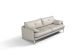 Estro Stella Leather Living Room Set in Spessorato Mastic L Grey