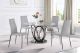 Custer Casual Dining Room Set in Black/Gray
