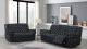 Evelyn Living Room Set in Charcoal Grey