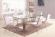 Dumas Casual Dining Room Set in  Clear Polished/Grey