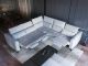 Ferrara Leather Sectional Sofa in White