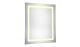 Flats Rectangular LED Lighted Mirror in Clear