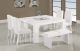 Swindon Contemporary Dining Room Set in White